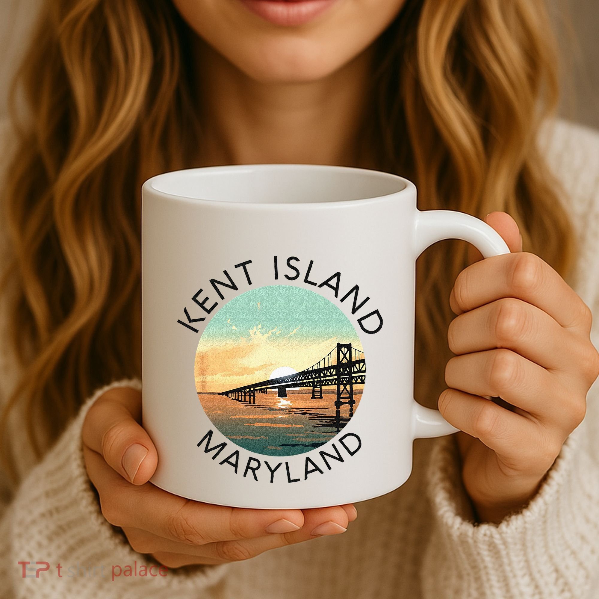 Kent Island Maryland Chesapeake Bay Bridge Annapolis Crab Coffee Mug