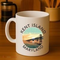 Kent Island Maryland Chesapeake Bay Bridge Annapolis Crab Coffee Mug thumb 4