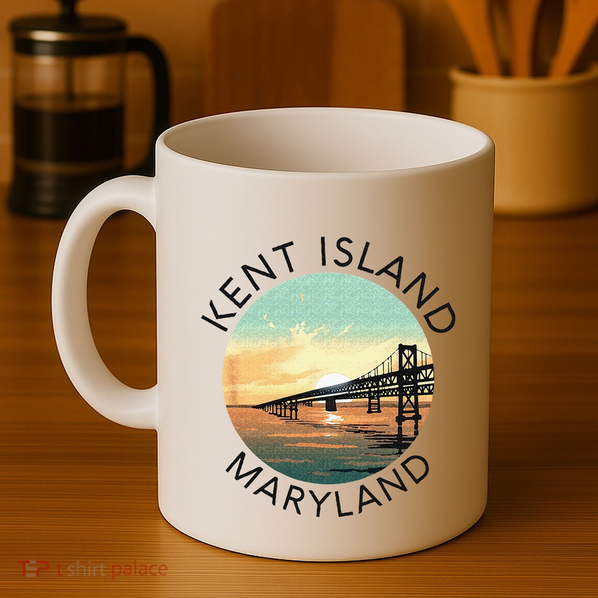 Kent Island Maryland Chesapeake Bay Bridge Annapolis Crab Coffee Mug