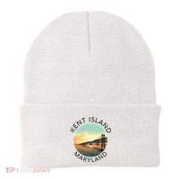 Kent Island Maryland Chesapeake Bay Bridge Annapolis Crab Beanie thumb 0