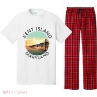 Kent Island Maryland Chesapeake Bay Bridge Annapolis Crab Pajama Set thumb 0