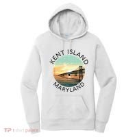 Kent Island Maryland Chesapeake Bay Bridge Annapolis Crab Women's Hoodie thumb 0