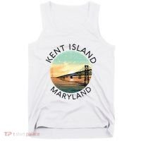 Kent Island Maryland Chesapeake Bay Bridge Annapolis Crab Tank Top thumb 0