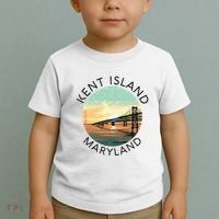 Kent Island Maryland Chesapeake Bay Bridge Annapolis Crab Toddler T-Shirt thumb 2