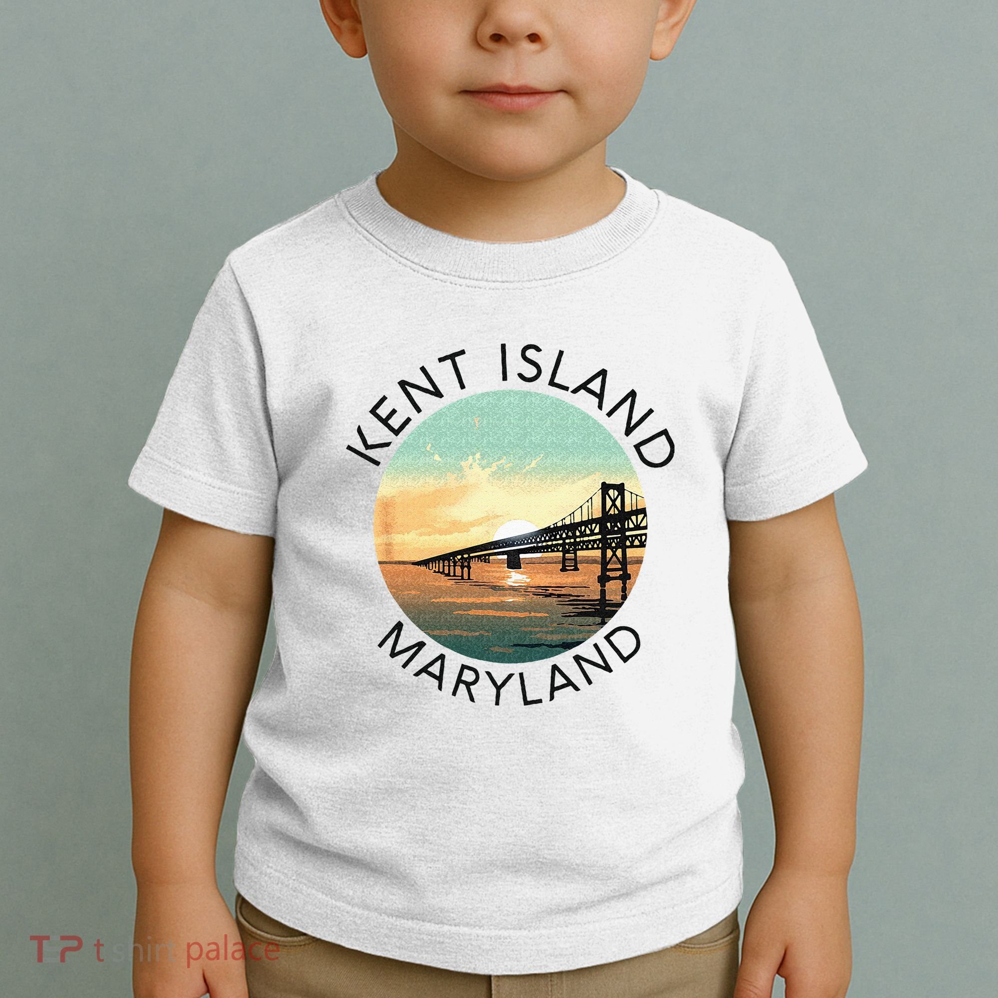 Kent Island Maryland Chesapeake Bay Bridge Annapolis Crab Toddler T-Shirt