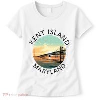 Kent Island Maryland Chesapeake Bay Bridge Annapolis Crab Women's T-Shirt thumb 0
