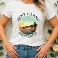 Kent Island Maryland Chesapeake Bay Bridge Annapolis Crab Women's T-Shirt thumb 2