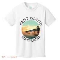 Kent Island Maryland Chesapeake Bay Bridge Annapolis Crab Kids T-Shirt thumb 0