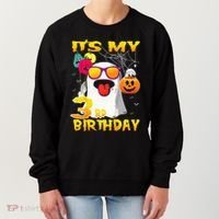 Kids Its My 3rd Birthday Ghost Pumpkin Halloween Party 3 Years Women's Sweatshirt thumb 0