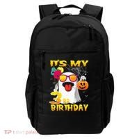 Kids Its My 3rd Birthday Ghost Pumpkin Halloween Party 3 Years Backpack thumb 0