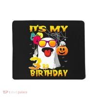 Kids Its My 3rd Birthday Ghost Pumpkin Halloween Party 3 Years Mousepad thumb 0