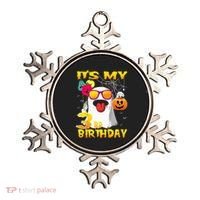 Kids Its My 3rd Birthday Ghost Pumpkin Halloween Party 3 Years Ornament thumb 0