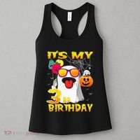Kids Its My 3rd Birthday Ghost Pumpkin Halloween Party 3 Years Women's Tank Top thumb 3