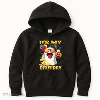 Kids Its My 3rd Birthday Ghost Pumpkin Halloween Party 3 Years Kids Hoodie thumb 0