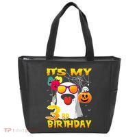 Kids Its My 3rd Birthday Ghost Pumpkin Halloween Party 3 Years Tote Bag thumb 0