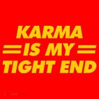 Karma Is My Tight End Kansas Football Sweatshirt thumb 3