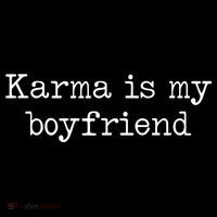 Karma Is My Boyfriend Funny Sarcastic Trendy Coffee Mug thumb 5
