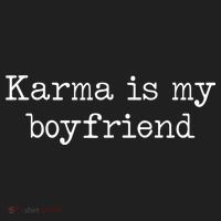 Karma Is My Boyfriend Funny Sarcastic Trendy Tumbler thumb 3