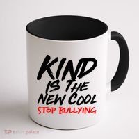 Kind Is The New Cool Stop Bullying Coffee Mug thumb 1