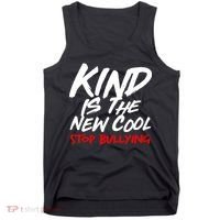 Kind Is The New Cool Stop Bullying Tank Top thumb 0