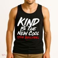 Kind Is The New Cool Stop Bullying Tank Top thumb 3