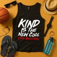 Kind Is The New Cool Stop Bullying Tank Top thumb 4
