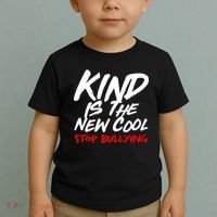 Kind Is The New Cool Stop Bullying Toddler T-Shirt thumb 2