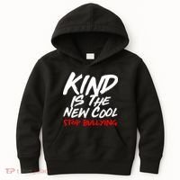 Kind Is The New Cool Stop Bullying Kids Hoodie thumb 0