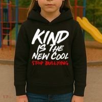 Kind Is The New Cool Stop Bullying Kids Hoodie thumb 3