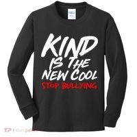 Kind Is The New Cool Stop Bullying Kids Long Sleeve Shirt thumb 0