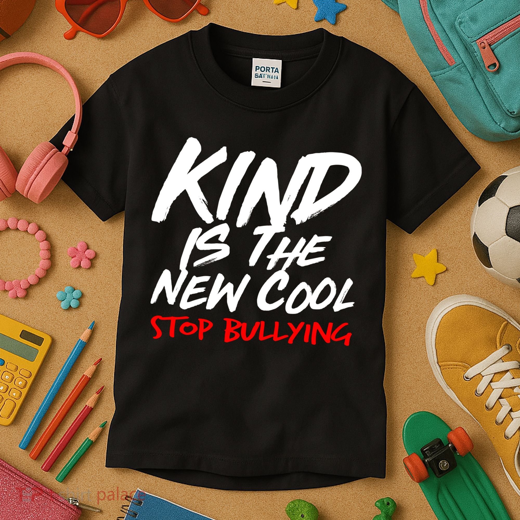 Kind Is The New Cool Stop Bullying Kids T-Shirt