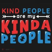 Kind People Are My Kinda People Autism Awareness Backpack thumb 2