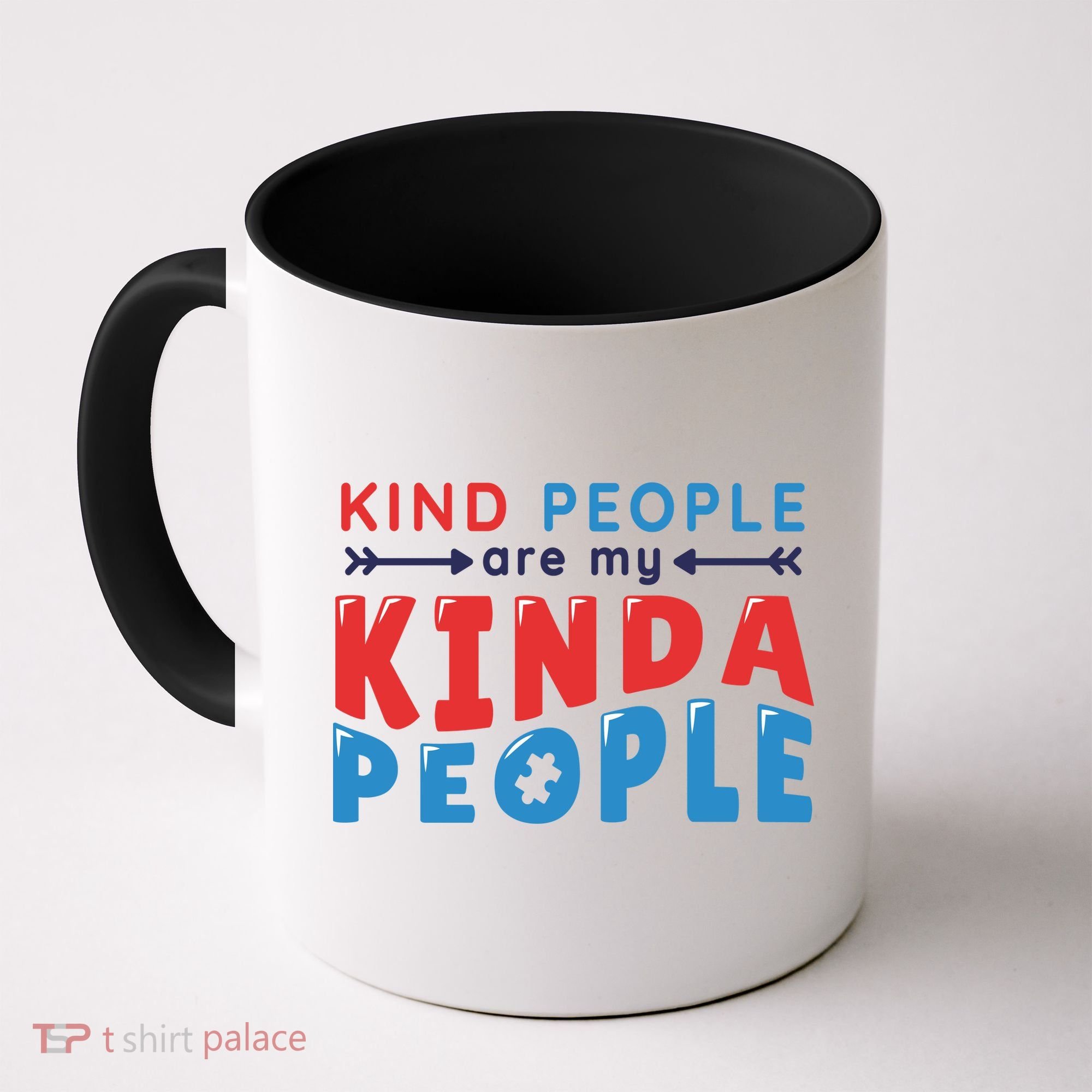 Kind People Are My Kinda People Autism Awareness Coffee Mug