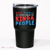Kind People Are My Kinda People Autism Awareness Tumbler thumb 0