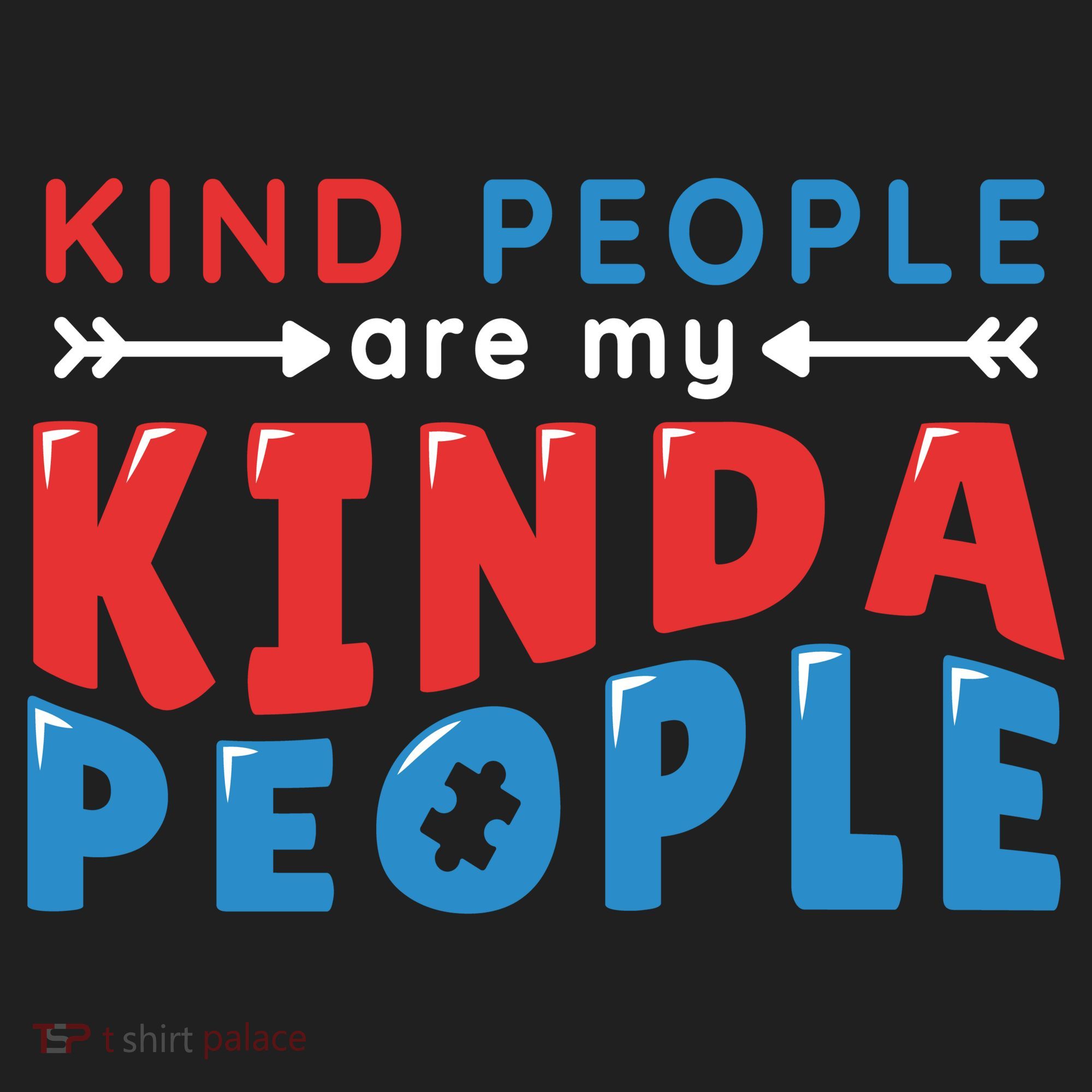 Kind People Are My Kinda People Autism Awareness Tumbler