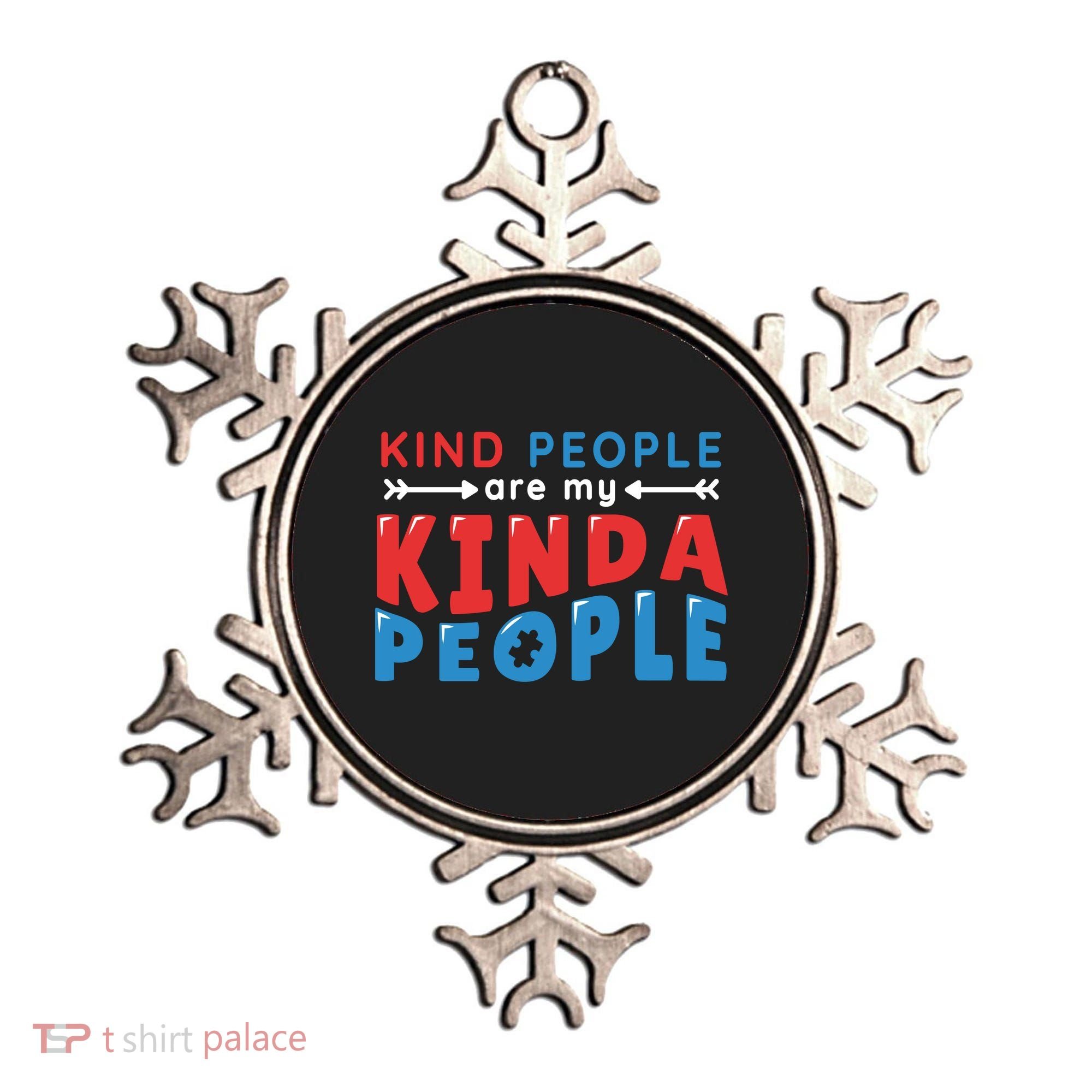 Kind People Are My Kinda People Autism Awareness Ornament