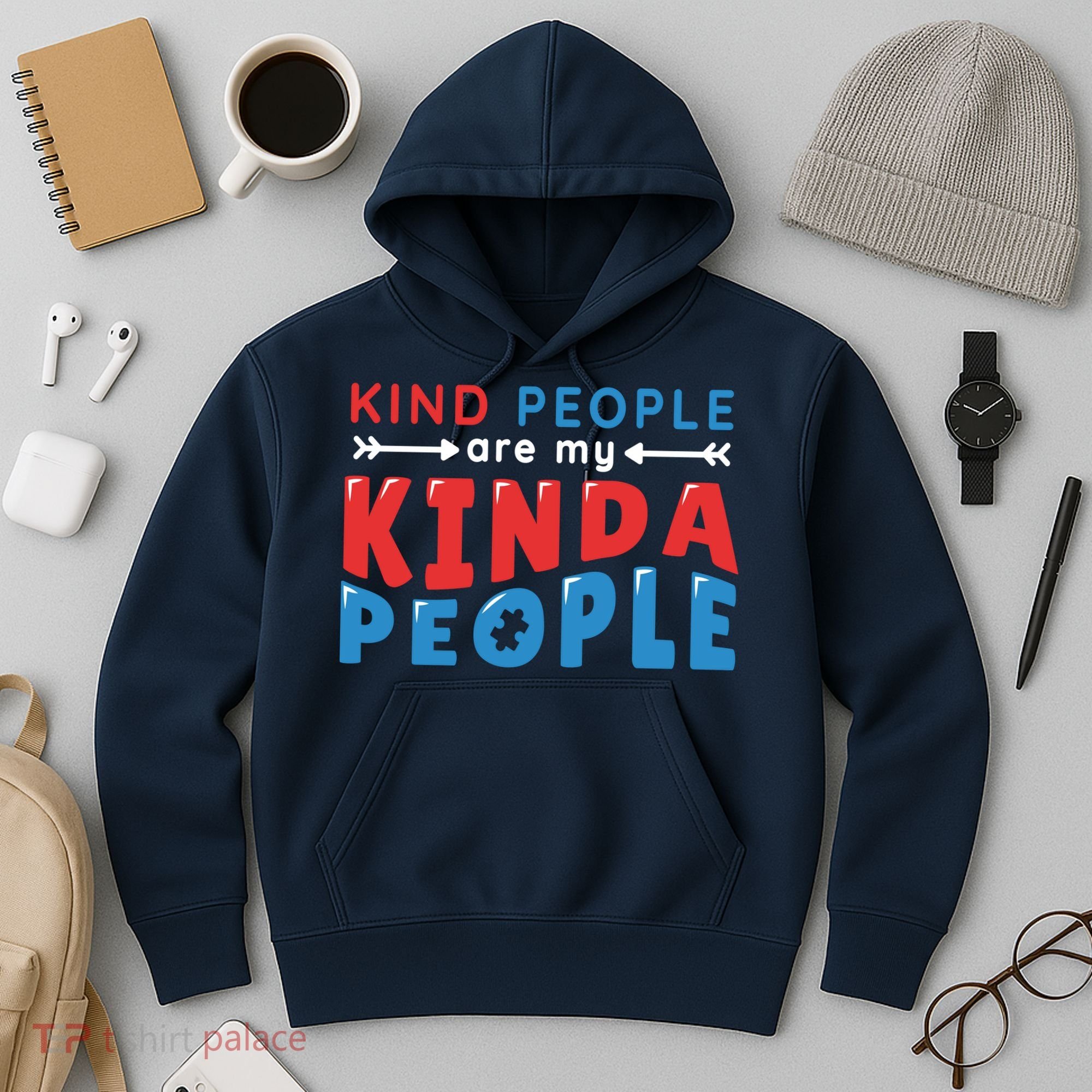Kind People Are My Kinda People Autism Awareness Hoodie
