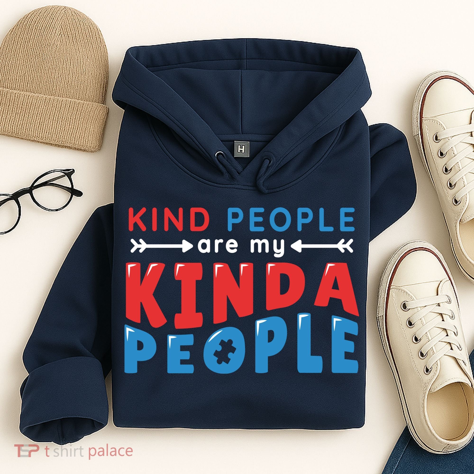 Kind People Are My Kinda People Autism Awareness Hoodie