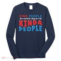 Kind People Are My Kinda People Autism Awareness Long Sleeve Shirt thumb 0