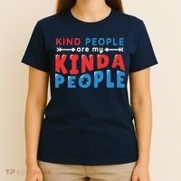 Kind People Are My Kinda People Autism Awareness T-Shirt thumb 4