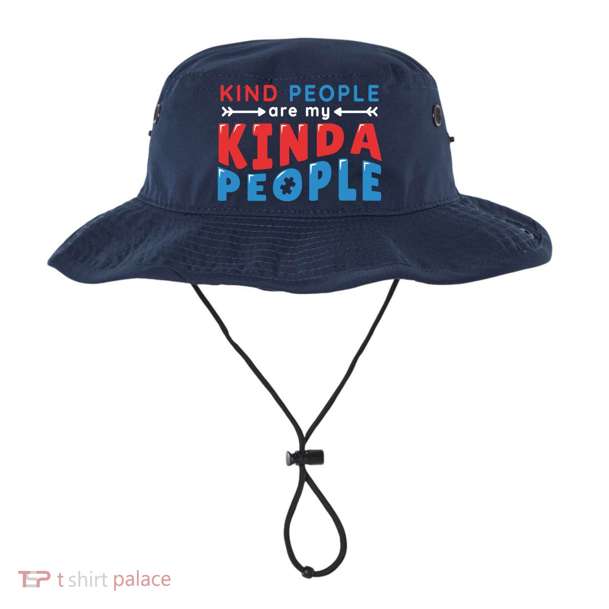 Kind People Are My Kinda People Autism Awareness Bucket Hat