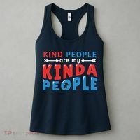 Kind People Are My Kinda People Autism Awareness Women's Tank Top thumb 3