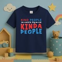 Kind People Are My Kinda People Autism Awareness Toddler T-Shirt thumb 3