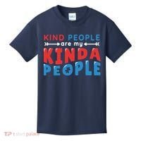 Kind People Are My Kinda People Autism Awareness Kids T-Shirt thumb 0
