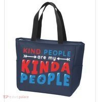 Kind People Are My Kinda People Autism Awareness Tote Bag thumb 3