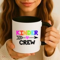 Kinder Crew Kindergarten Teacher Coffee Mug thumb 3