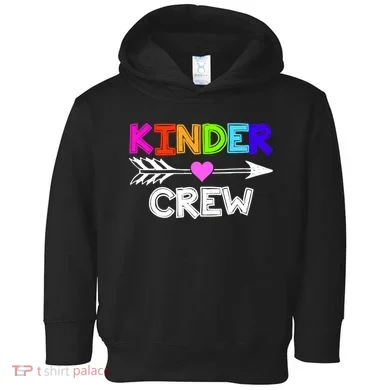 Kinder Crew Kindergarten Teacher Toddler Hoodie