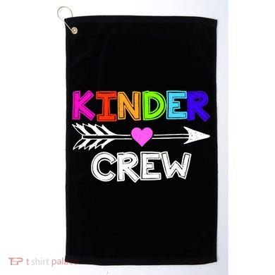 Kinder Crew Kindergarten Teacher Golf Towel