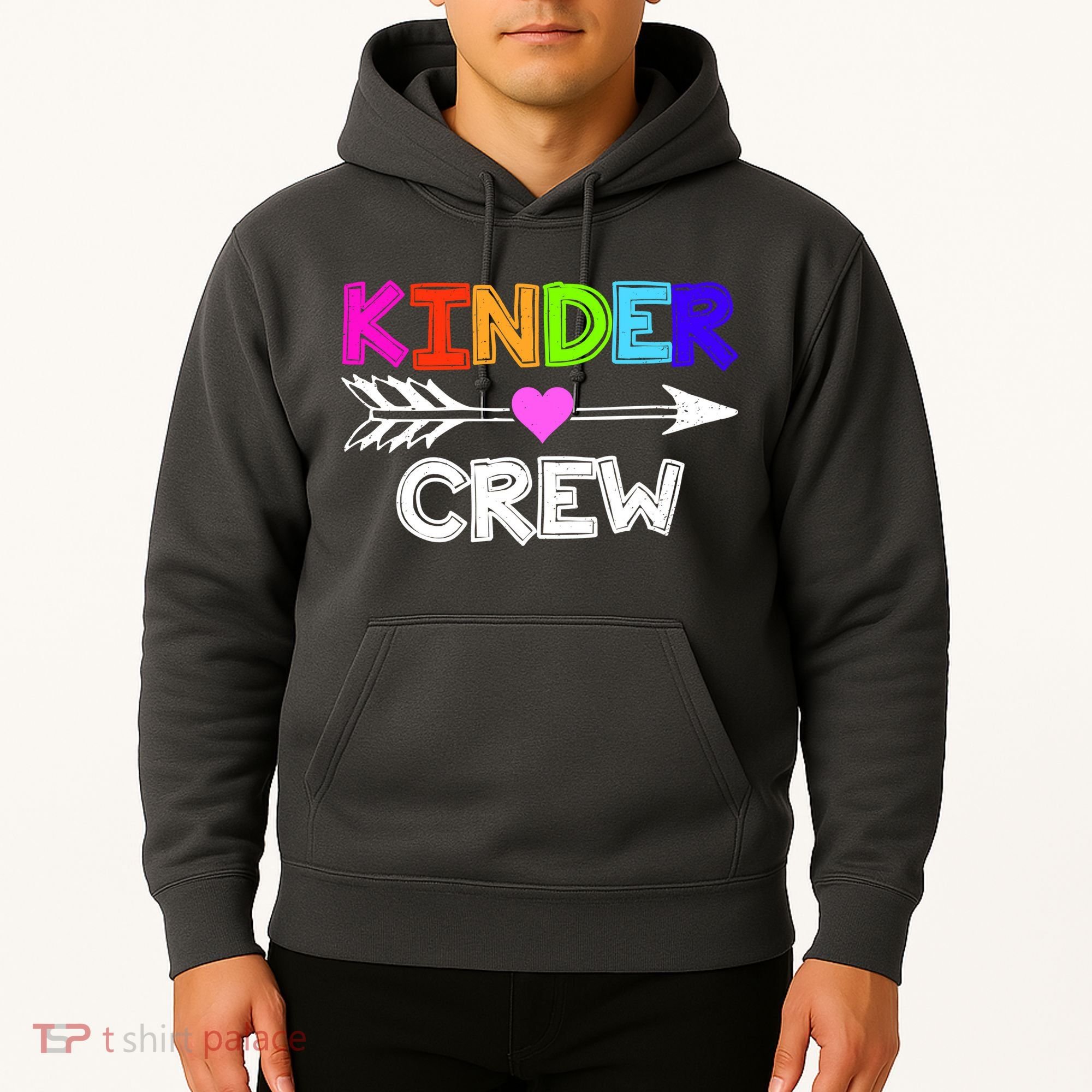 Kinder Crew Kindergarten Teacher Hoodie