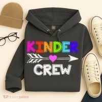 Kinder Crew Kindergarten Teacher Hoodie thumb 4